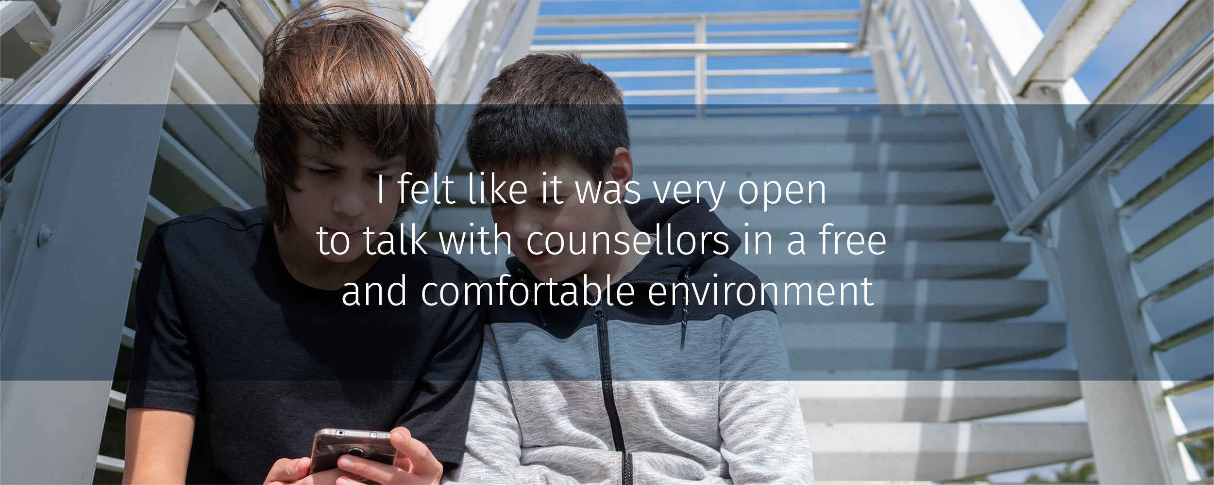 It felt like it's open to talk with counsellors in a free and comfortable envriontment